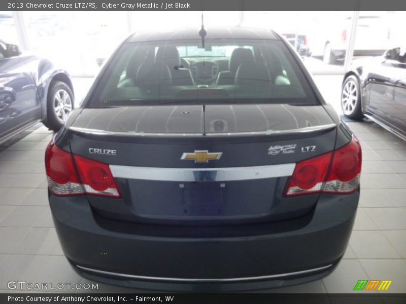 Cyber Gray Metallic / Jet Black 2013 Chevrolet Cruze LTZ/RS