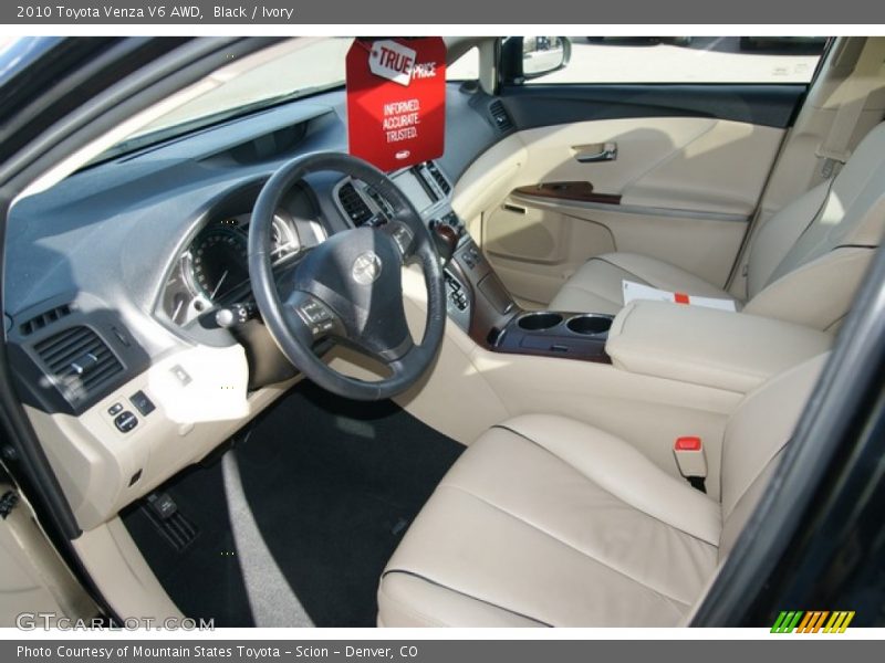 Black / Ivory 2010 Toyota Venza V6 AWD