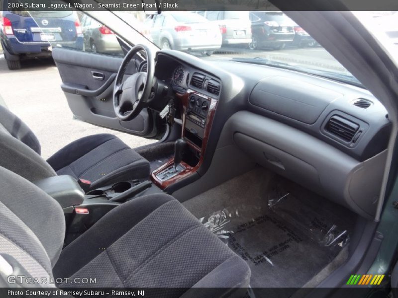 Seamist Green Pearl / Black 2004 Subaru Legacy L Wagon