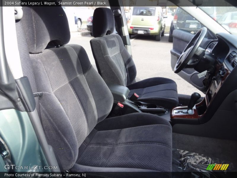 Seamist Green Pearl / Black 2004 Subaru Legacy L Wagon