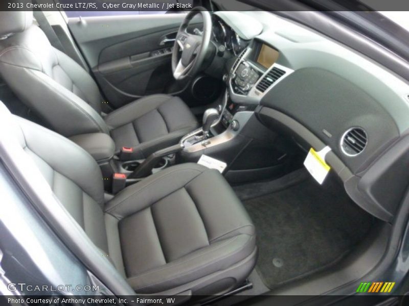 Cyber Gray Metallic / Jet Black 2013 Chevrolet Cruze LTZ/RS