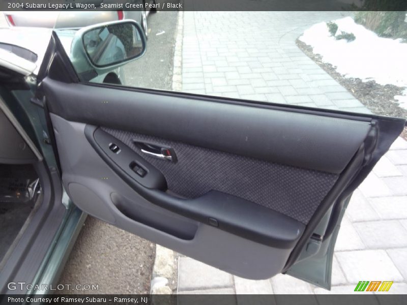 Seamist Green Pearl / Black 2004 Subaru Legacy L Wagon