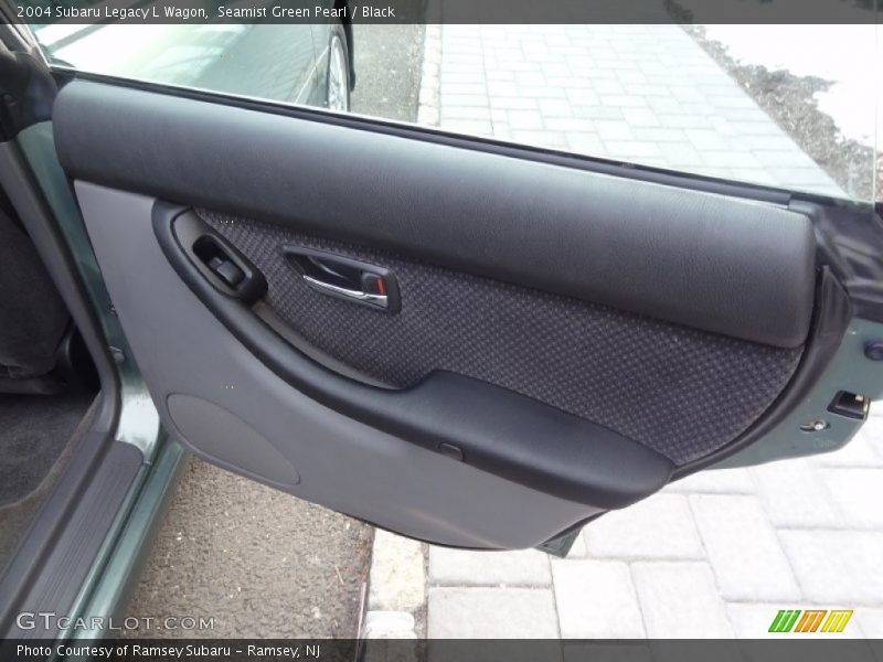 Seamist Green Pearl / Black 2004 Subaru Legacy L Wagon