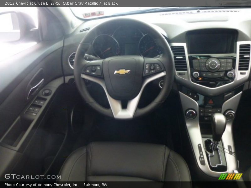 Cyber Gray Metallic / Jet Black 2013 Chevrolet Cruze LTZ/RS