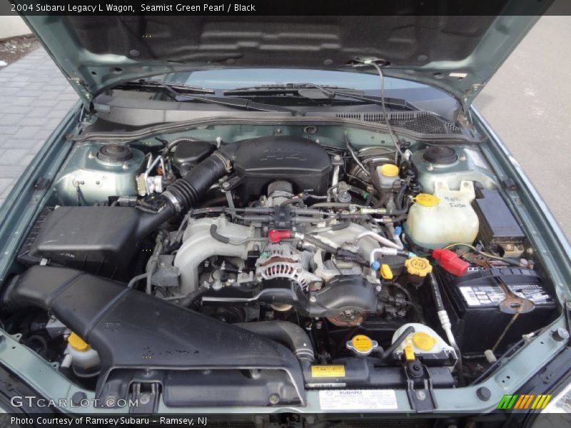 Seamist Green Pearl / Black 2004 Subaru Legacy L Wagon