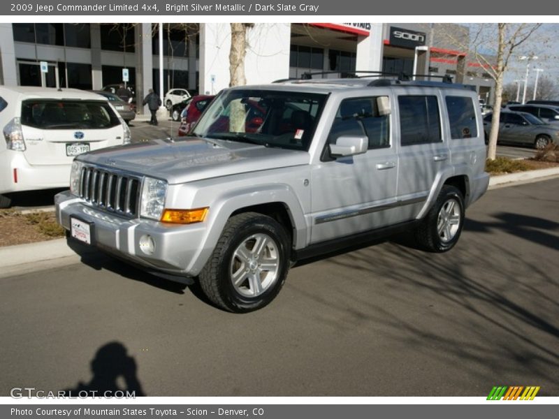 Bright Silver Metallic / Dark Slate Gray 2009 Jeep Commander Limited 4x4