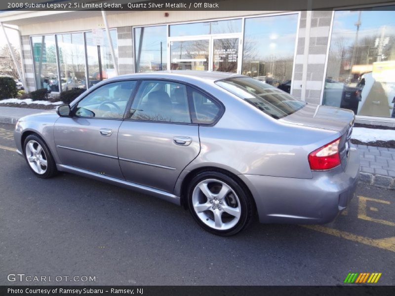 Quartz Silver Metallic / Off Black 2008 Subaru Legacy 2.5i Limited Sedan
