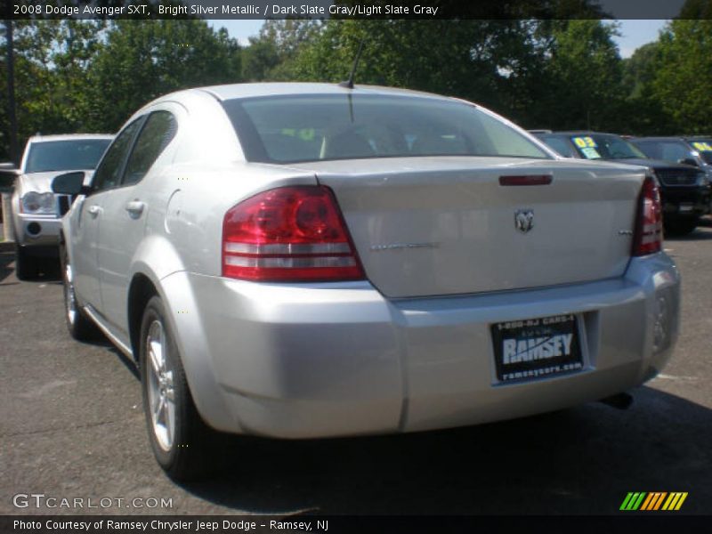 Bright Silver Metallic / Dark Slate Gray/Light Slate Gray 2008 Dodge Avenger SXT