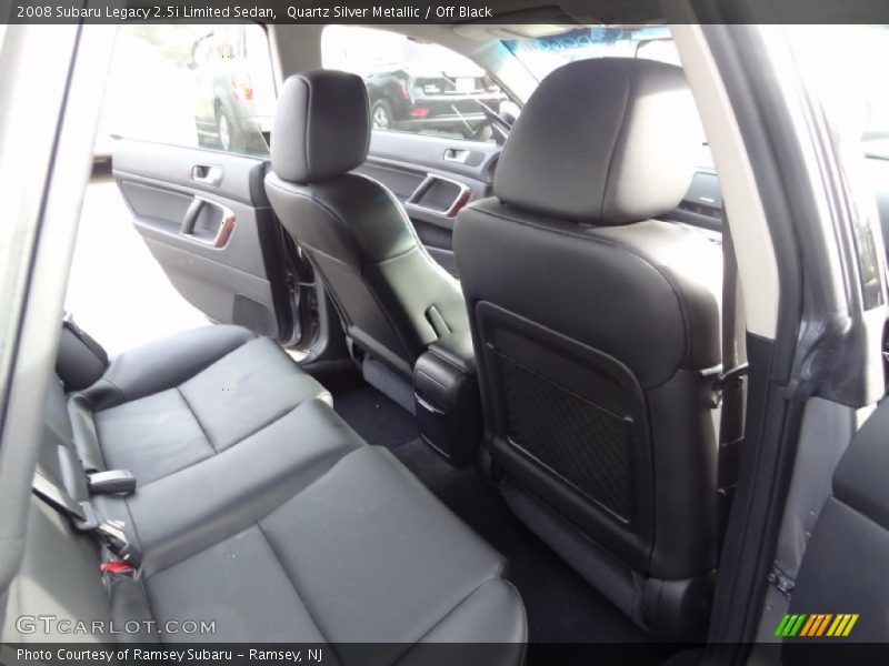 Quartz Silver Metallic / Off Black 2008 Subaru Legacy 2.5i Limited Sedan