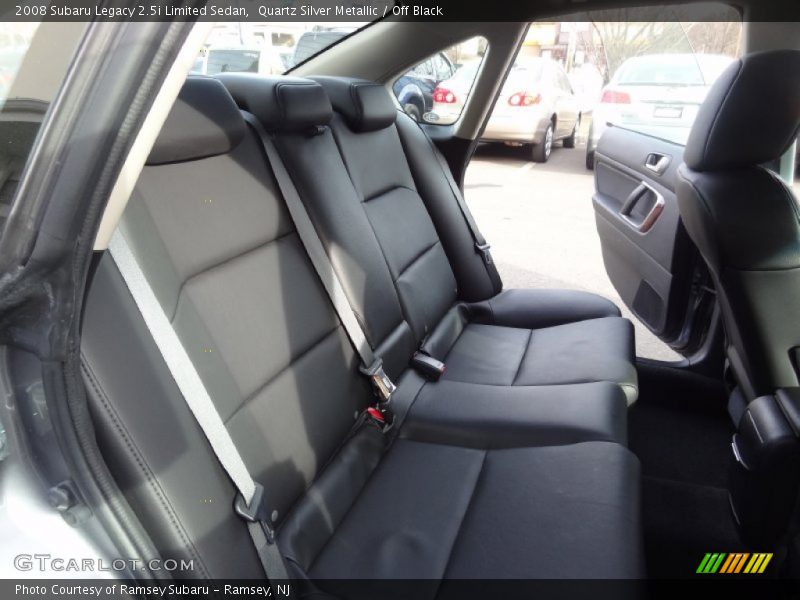 Quartz Silver Metallic / Off Black 2008 Subaru Legacy 2.5i Limited Sedan