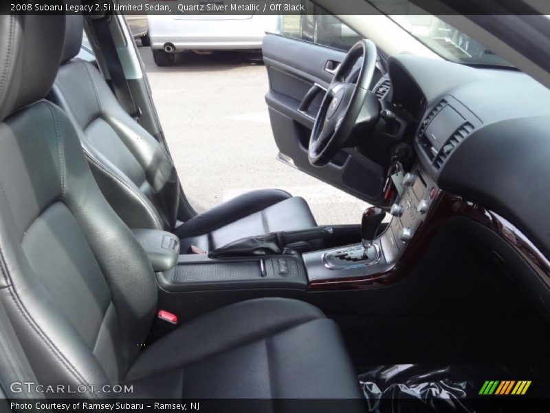 Quartz Silver Metallic / Off Black 2008 Subaru Legacy 2.5i Limited Sedan