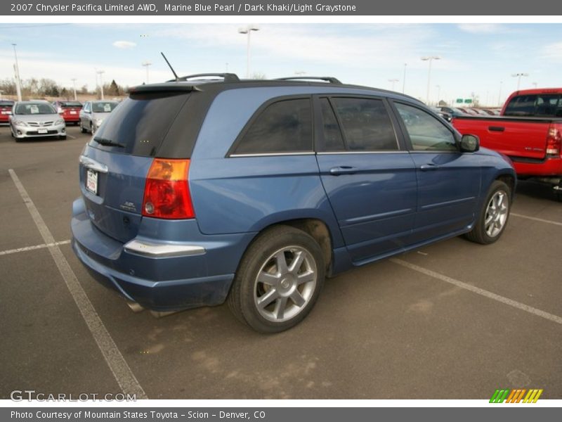 Marine Blue Pearl / Dark Khaki/Light Graystone 2007 Chrysler Pacifica Limited AWD