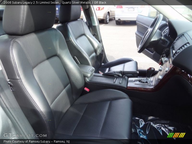 Front Seat of 2008 Legacy 2.5i Limited Sedan