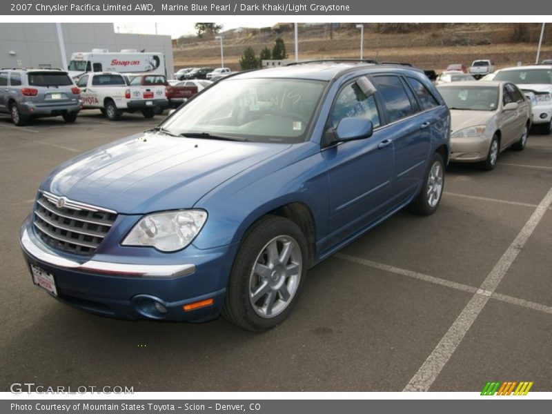 Marine Blue Pearl / Dark Khaki/Light Graystone 2007 Chrysler Pacifica Limited AWD