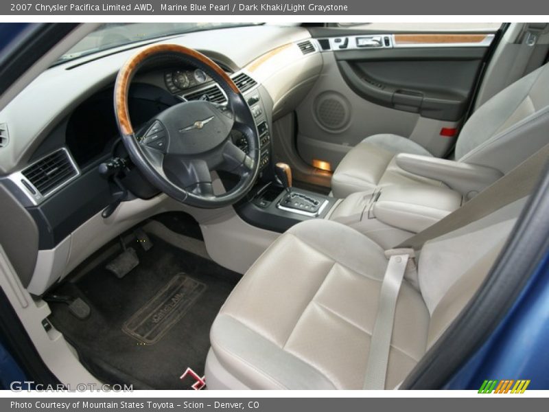 Marine Blue Pearl / Dark Khaki/Light Graystone 2007 Chrysler Pacifica Limited AWD