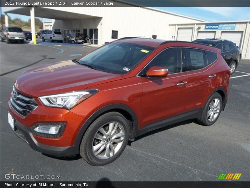 Front 3/4 View of 2013 Santa Fe Sport 2.0T