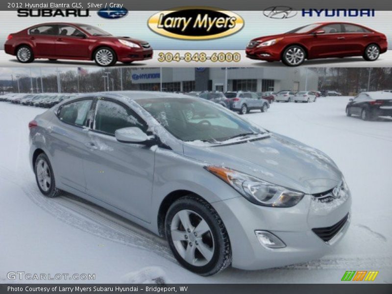 Silver / Gray 2012 Hyundai Elantra GLS