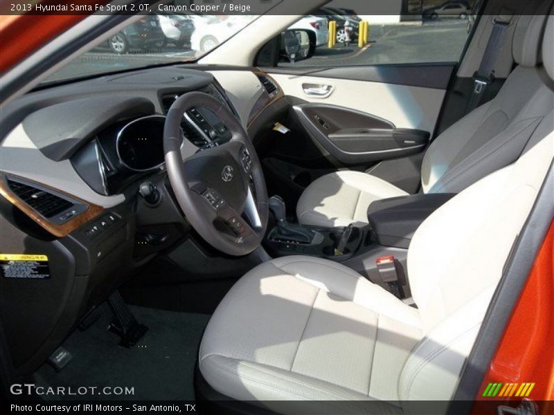 Canyon Copper / Beige 2013 Hyundai Santa Fe Sport 2.0T