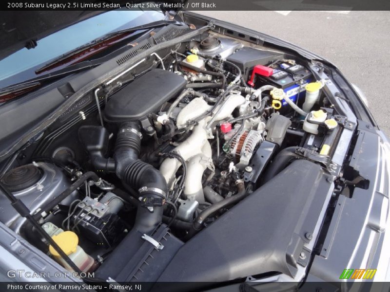  2008 Legacy 2.5i Limited Sedan Engine - 2.5 Liter SOHC 16-Valve VVT Flat 4 Cylinder