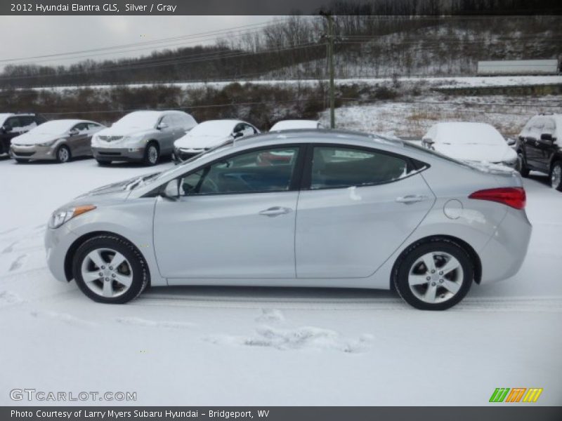 Silver / Gray 2012 Hyundai Elantra GLS
