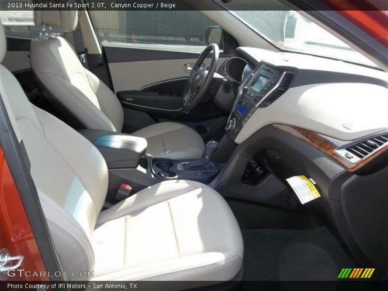 Canyon Copper / Beige 2013 Hyundai Santa Fe Sport 2.0T