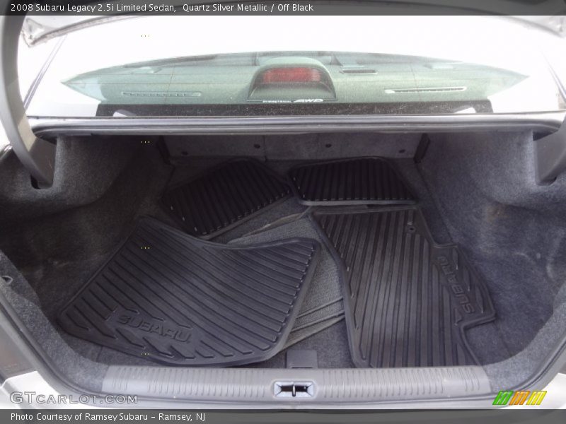  2008 Legacy 2.5i Limited Sedan Trunk