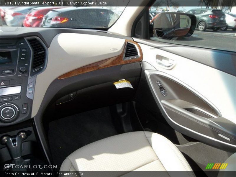 Canyon Copper / Beige 2013 Hyundai Santa Fe Sport 2.0T