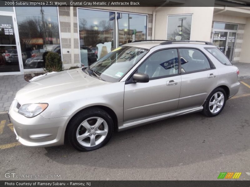 Crystal Gray Metallic / Anthracite Black 2006 Subaru Impreza 2.5i Wagon