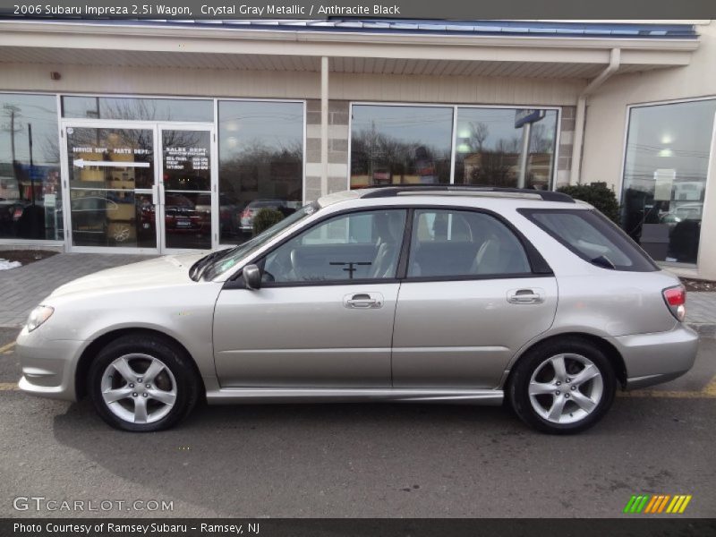 Crystal Gray Metallic / Anthracite Black 2006 Subaru Impreza 2.5i Wagon