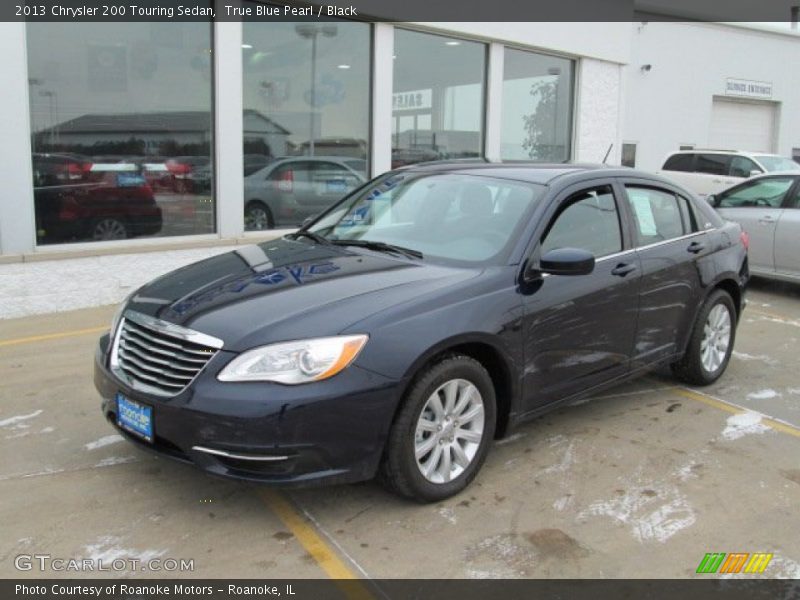 True Blue Pearl / Black 2013 Chrysler 200 Touring Sedan