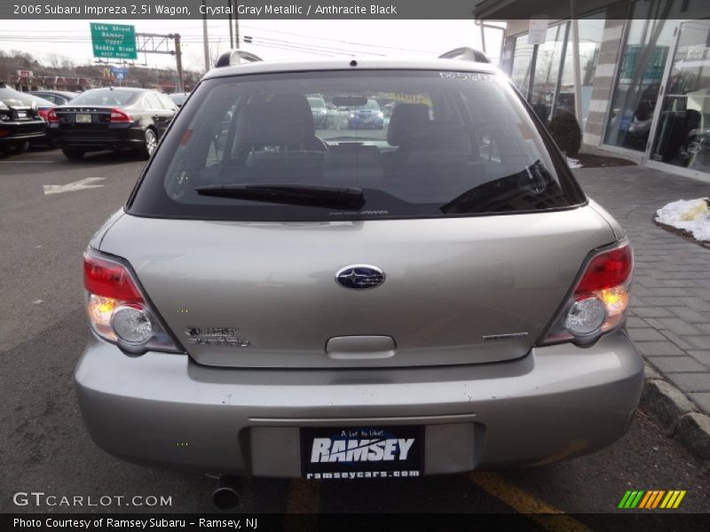 Crystal Gray Metallic / Anthracite Black 2006 Subaru Impreza 2.5i Wagon