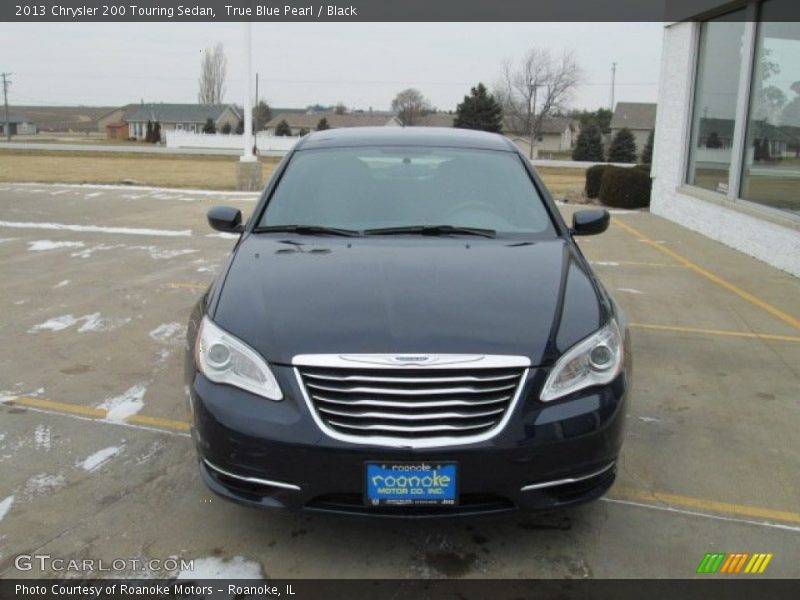 True Blue Pearl / Black 2013 Chrysler 200 Touring Sedan