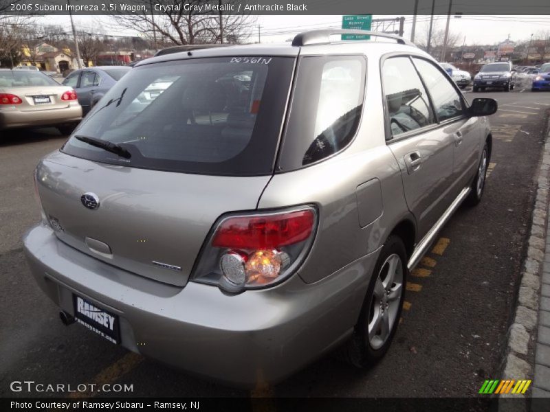Crystal Gray Metallic / Anthracite Black 2006 Subaru Impreza 2.5i Wagon
