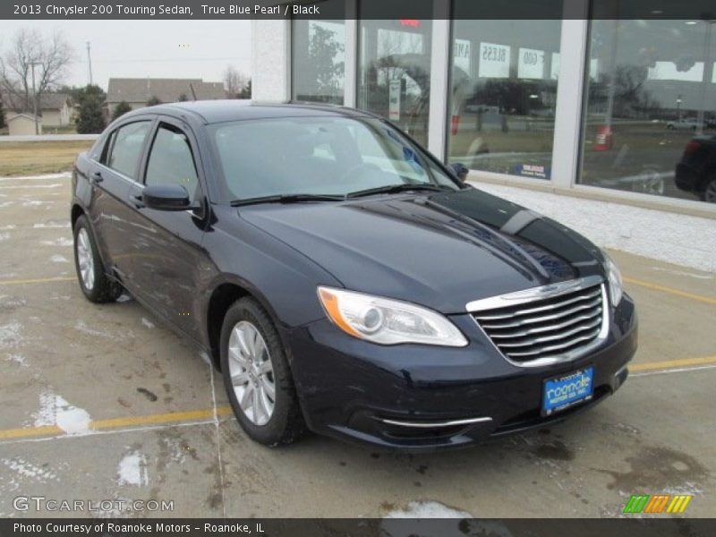 True Blue Pearl / Black 2013 Chrysler 200 Touring Sedan