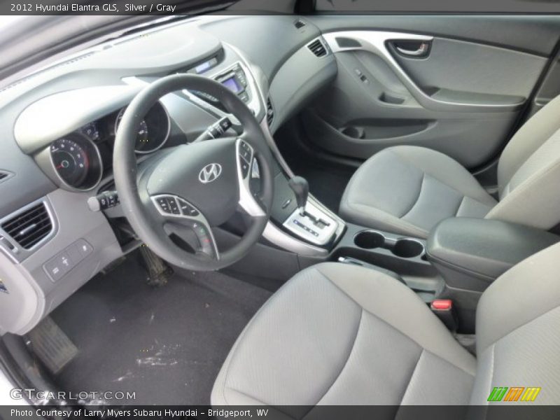 Silver / Gray 2012 Hyundai Elantra GLS