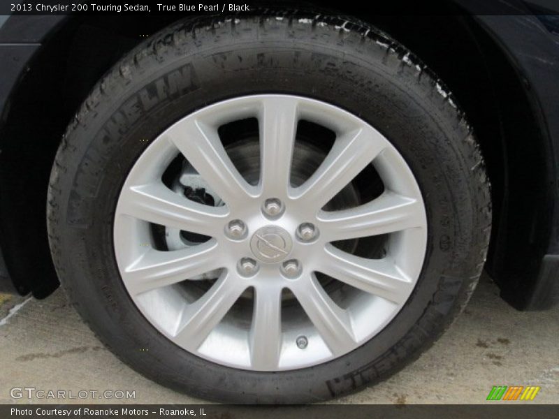 True Blue Pearl / Black 2013 Chrysler 200 Touring Sedan