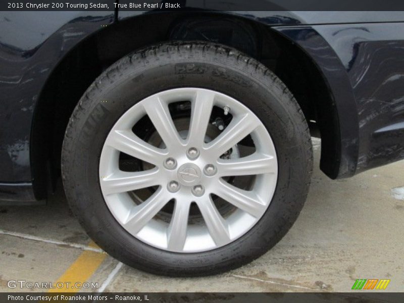True Blue Pearl / Black 2013 Chrysler 200 Touring Sedan