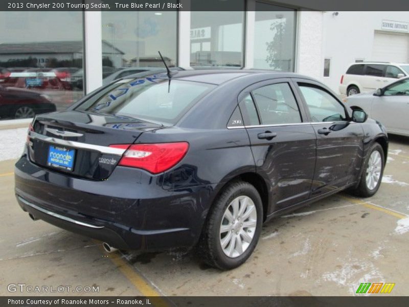 True Blue Pearl / Black 2013 Chrysler 200 Touring Sedan