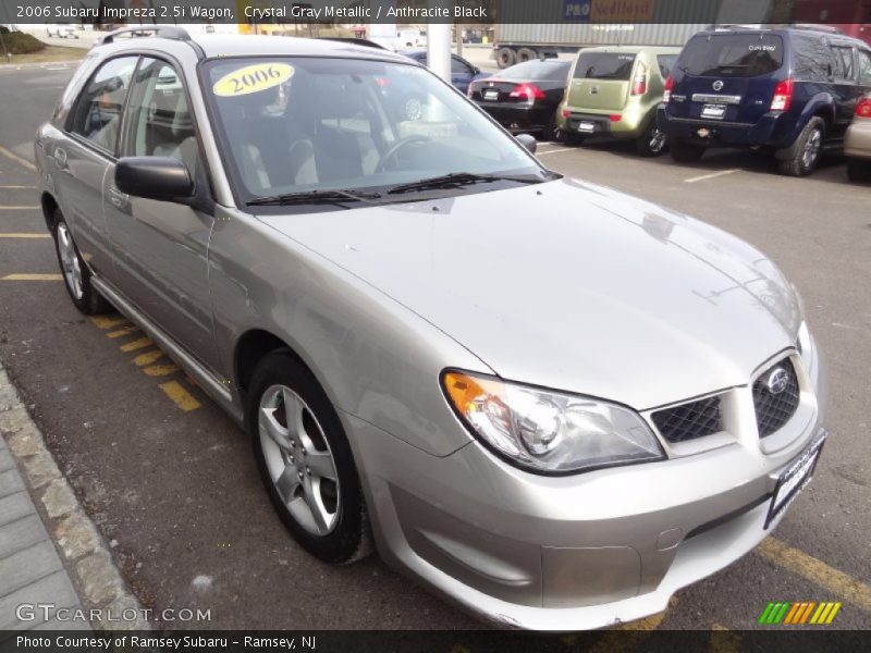 Crystal Gray Metallic / Anthracite Black 2006 Subaru Impreza 2.5i Wagon