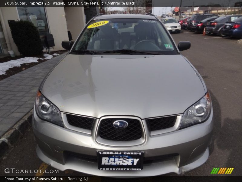 Crystal Gray Metallic / Anthracite Black 2006 Subaru Impreza 2.5i Wagon