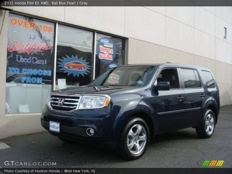 Bali Blue Pearl / Gray 2012 Honda Pilot EX 4WD
