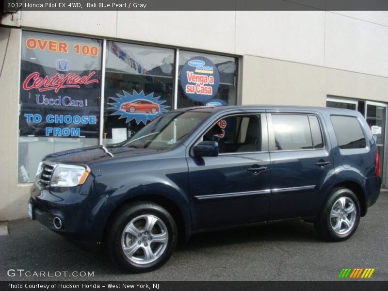 Bali Blue Pearl / Gray 2012 Honda Pilot EX 4WD