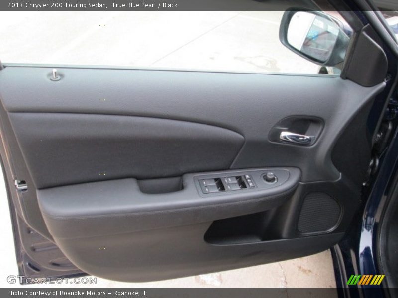 True Blue Pearl / Black 2013 Chrysler 200 Touring Sedan