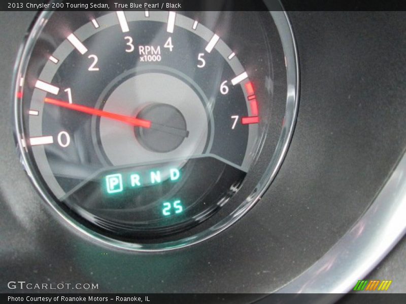 True Blue Pearl / Black 2013 Chrysler 200 Touring Sedan