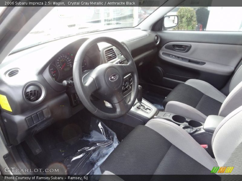 Crystal Gray Metallic / Anthracite Black 2006 Subaru Impreza 2.5i Wagon
