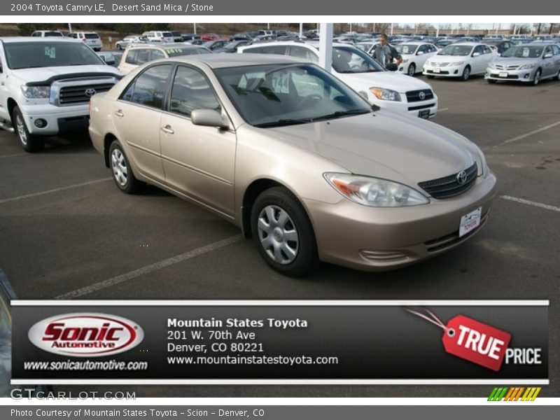 Desert Sand Mica / Stone 2004 Toyota Camry LE