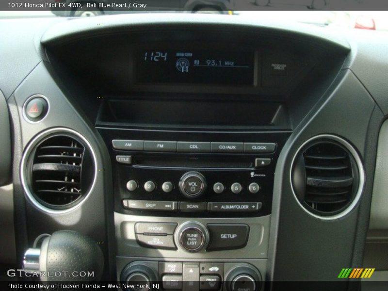 Bali Blue Pearl / Gray 2012 Honda Pilot EX 4WD