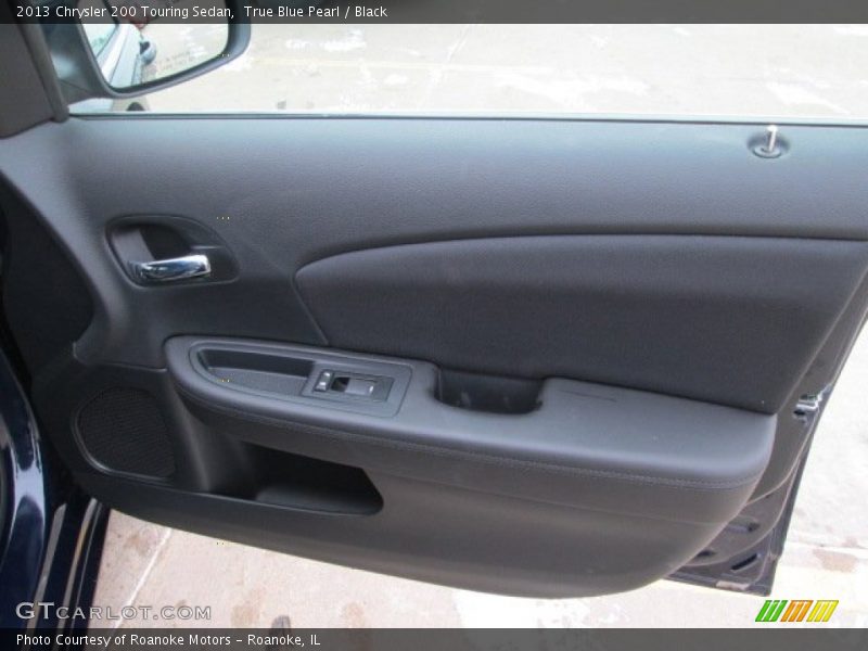 True Blue Pearl / Black 2013 Chrysler 200 Touring Sedan