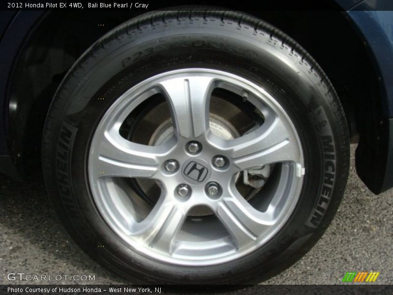 Bali Blue Pearl / Gray 2012 Honda Pilot EX 4WD