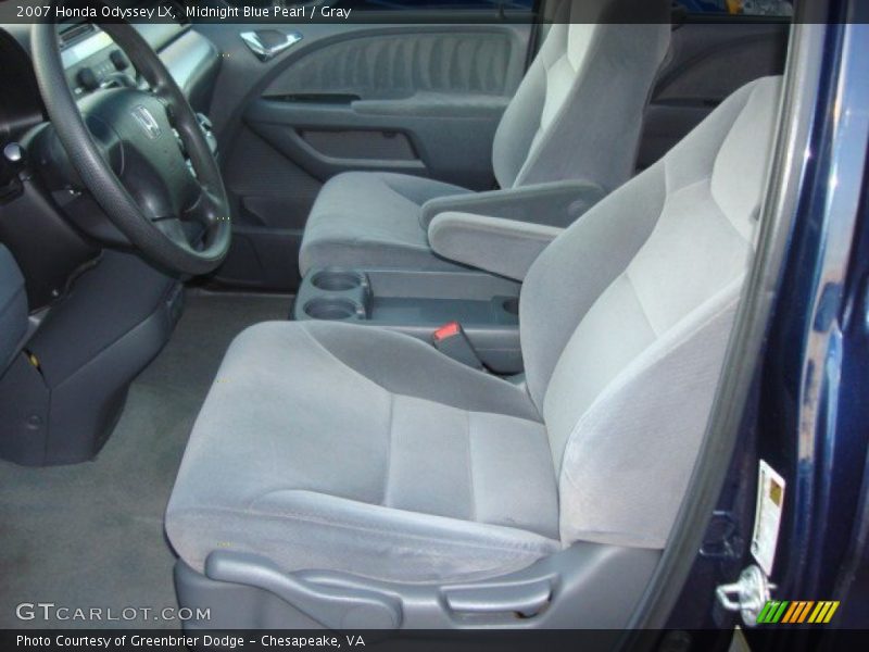  2007 Odyssey LX Gray Interior